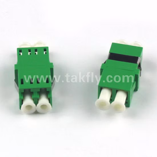 Adaptateur de fibre optique LC Simplex monomode avec bride