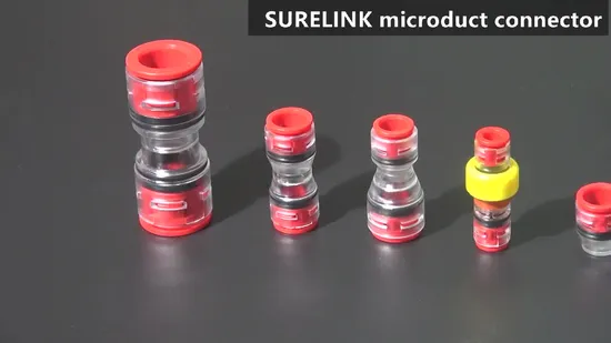 Accouplements de câbles à fibres optiques HDPE, connecteur droit de Microduc de bloc de gaz à fibre de soufflage d'air